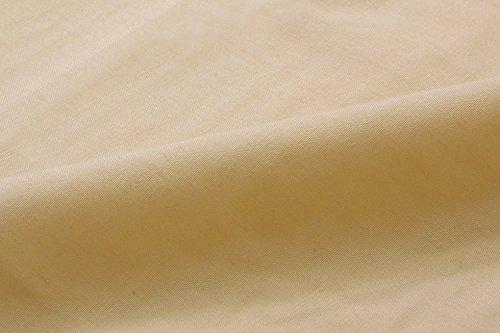 IKEHIKO Single Long Duvet Cover, Solid Color, Reversible, Riba S Duvet Cover IT, Medium Beige/Light Beige, Approx. 150 x 210 cm #9803033