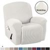 European Style Recliner Stretch Sofa Cover Charcoal Thickened Fleece Recliner Protection Pad Non-slip Furniture Cover
