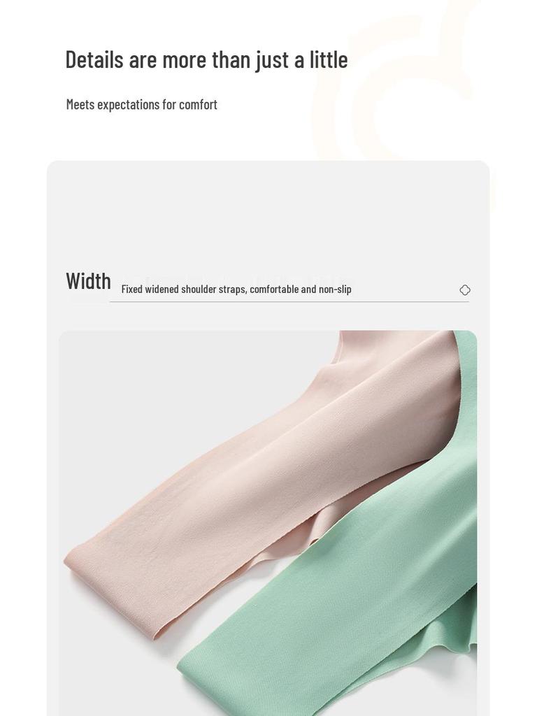 Nahtloser kabelloser Push-Up-BH für Damen: Dünn, Kleine Bruststütze, Sport- und Schlaf-Westenstil, Sommerkleidung