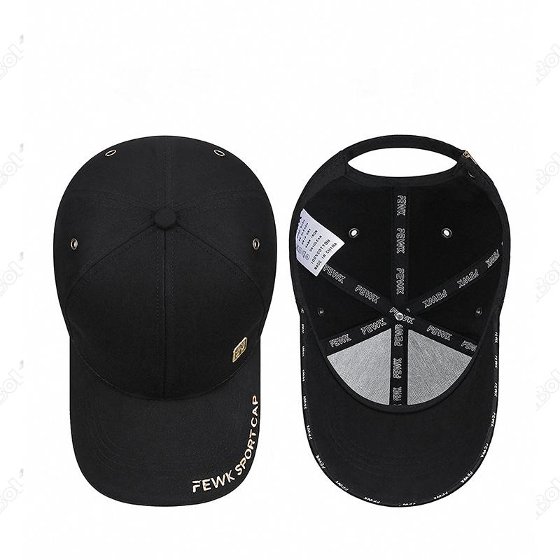 New Fashion High Quality Unisex Chinese Style Letters Embroidery Cotton Adjustable Baseball Cap Sun Hat Trucker Caps Dad Hats