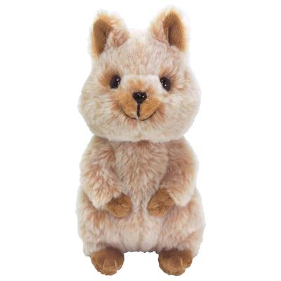 Sun Lemon Fluffies Quokka Plush Toy Brown 11.4x7.1x18.3cm Soft Animal Stuffed Animal