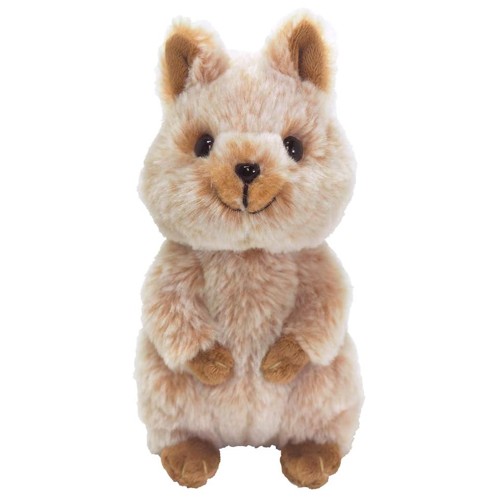 

Sun Lemon Fluffies Quokka Plush Toy Brown 11.4x7.1x18.3cm Soft Animal Stuffed Animal