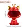 Geometric Shape Figurine Resin Statue Entrance Key Holder Cat Bear Tray Candy Lipstick Jewelry Sundries Storage Home Decoration