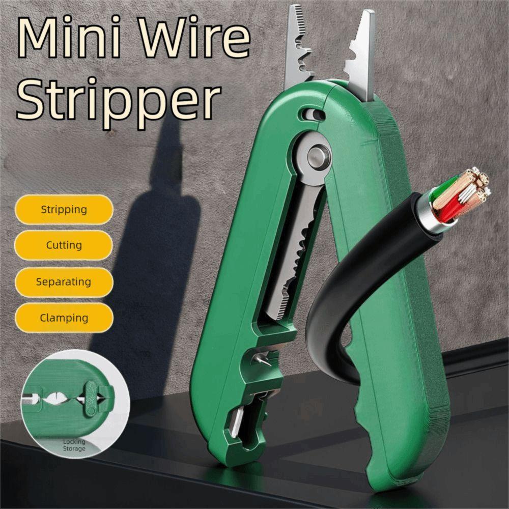 Small Micro Wire Strippers Anti-slip Cable Plier Wires Stripping Tool  for Professional