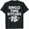 Bingo and Cats T-Shirt Funny Graphic Tee for Game Night Cuddles Black