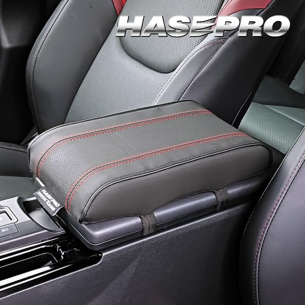Hase Pro Racing Armrest Cushion [Medium] (Red Stitching) ARC-3RED