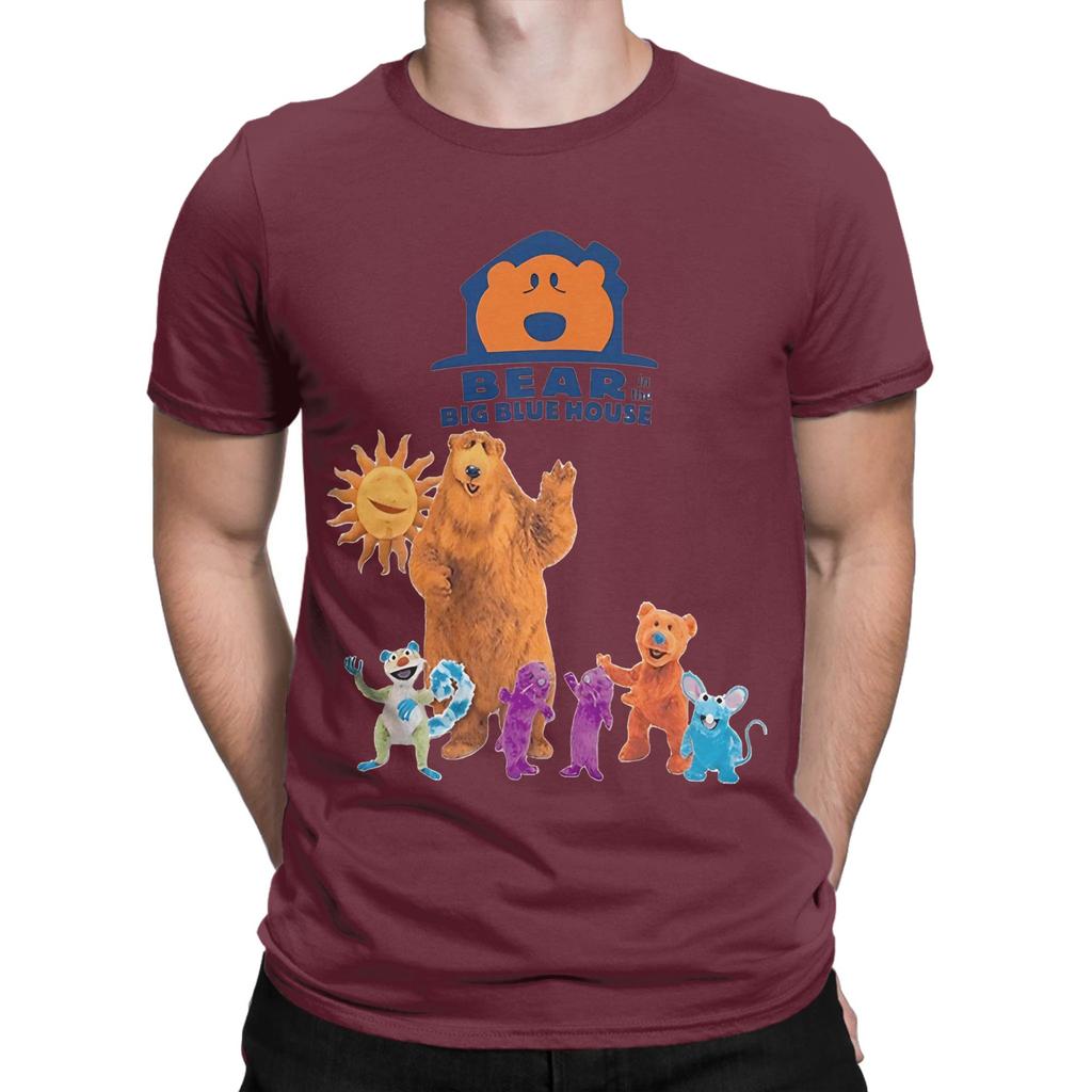 Family Bear In The Big Blue Novelty 100 Cotton Tshirt Bear In The Big Blue House Tees Tops For Unisex