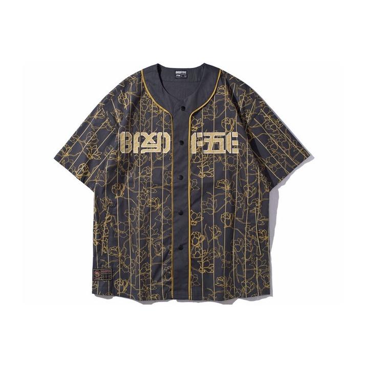 Li Ning Badfive Series Printed Tang Suit Short Sleeve Shirt Men Shirts Black AFDP803-1