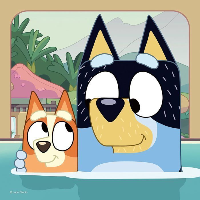 Puzzle 3x49 dílků Dobrodružství Blueyho - Ravensburger - ZÁBAVNÉ A VZDĚLÁVACÍ - Od 5 let