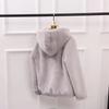 Imitation Mink Coat Women's New Short Hooded Light Trendy Imitation Mink Women's Imitation Fur Coat