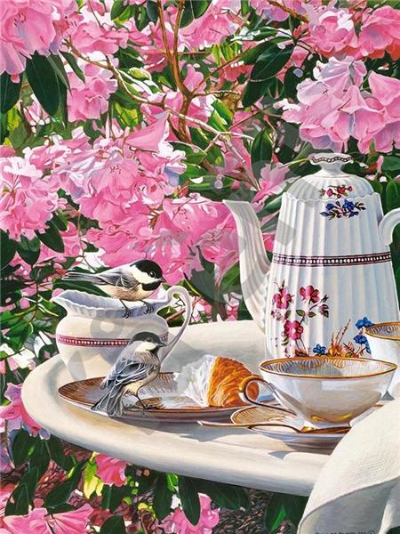 Diy Diamond Painting Bird Home Decor Mosaic Spring Flower Animal Embroidery Handmade Gift Wall Stickers