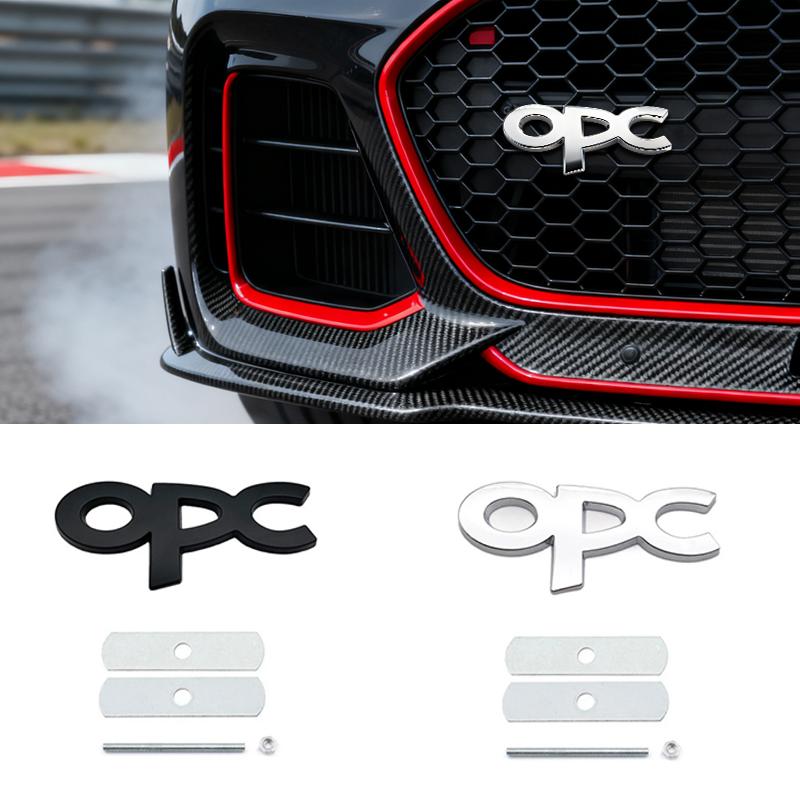 New Car OPC series logo, front grille emblem, and rear trunk logo pattern For Opel Insignia Astra Antara Meriva Zafira H G Corsa