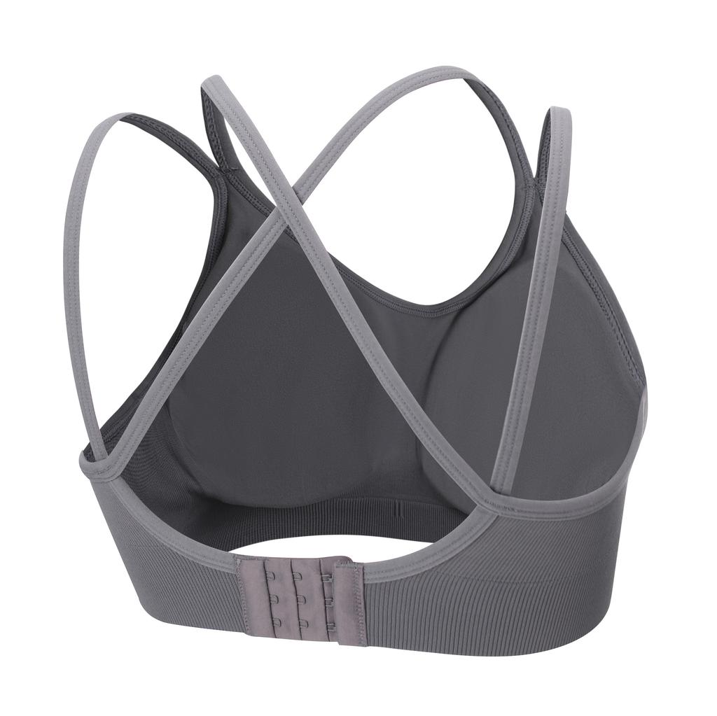 Cross Back Adjustable European and American Sports Hoopless Hygroscopic Yoga Fitness Large Sports Bra