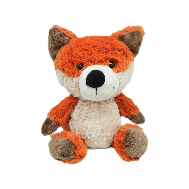 Hot Selling Custom Forest Stuffed Animals Long Tail Fox Plush Toys Soft Comfortable Embroidered PP Cotton 20cm