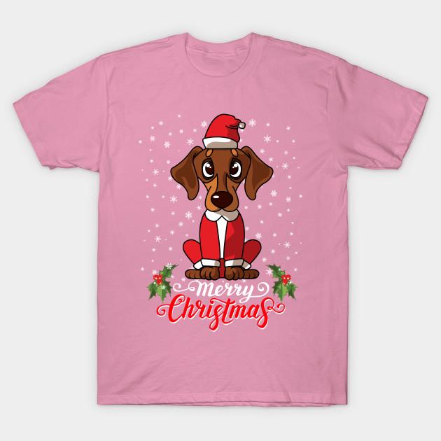 T-Shirt Damen Frohe Weihnachten Dackel Grüße Hundebesitzer Sant Harajuku Print Kawaii T-Shirt Sommer Kurzarm Damen T-Shirt Top Tee