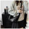 IELGY Retro Commuter Underarm Bag Autumn Large Capacity Cross-Body Dumpling Bag