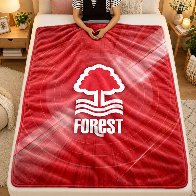 Flannel BlanketNottingham Forest Warm Soft Throw Blanket for Indoor Sofa Bed Living Room Use