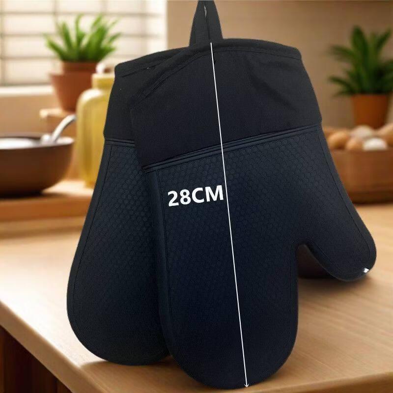 Hochtemperatur-Silikon-Back- und Ofenhandschuhe
