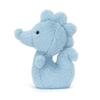 JELLYCAT Ocean Series Fluffy Seahorse Cute Doll Plush Doll Sitting 12cm high