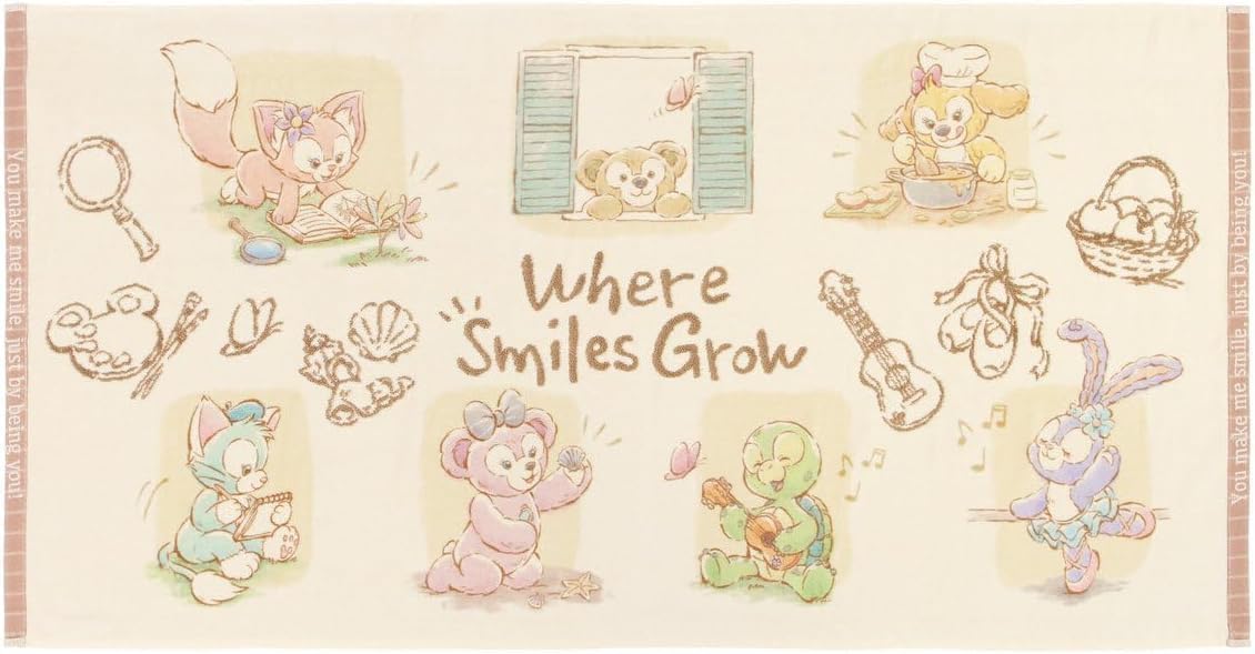 

Полотенце для ванной Duffy & Friends [Wear Smiles Glow] Полотенце Duffy Эксклюзив Токио Диснейси