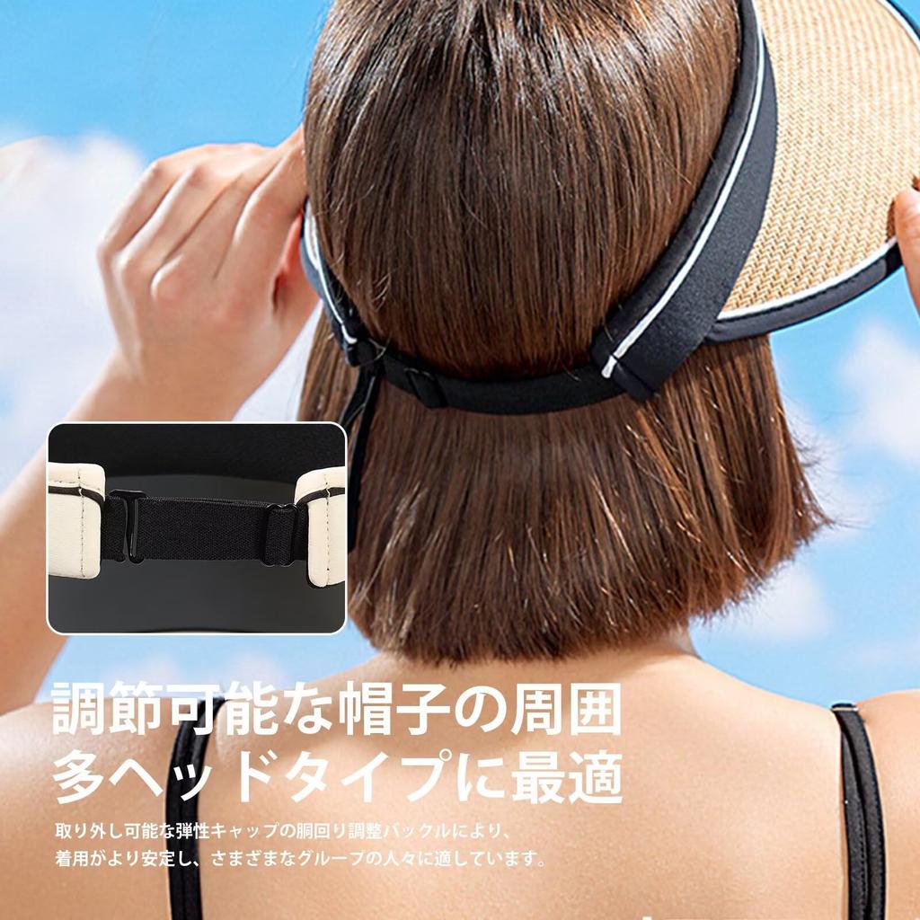 Vizieră de soare din paie pentru protecție solară UV Soare Față mică Transpirație Rapid Uscare Paie Exterior Negru [ZVCXOE] Femei, Pălărie, UPF+50, Pălărie, Primăvară/Vară, Bor,