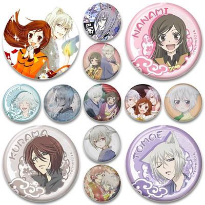 Runde Emaillierte Anstecknadeln Anime Kamisama Love Kiss Pins Momozono Nanami Tomoe Cartoon Abzeichen für Rucksack Kleidung Geschenk Zubehör