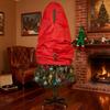 Upright Christmas Tree Cover Tear Resistant Xmas Tree Storage Cover with Drawstring Zippered Dustproof Storage Bag for 5Ft or 9Ft Standing Artificial