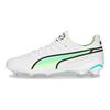 Puma King Ultimate FG AG Pursuit Pack Women Sneakers White Black Fast-Yellow 107262-02