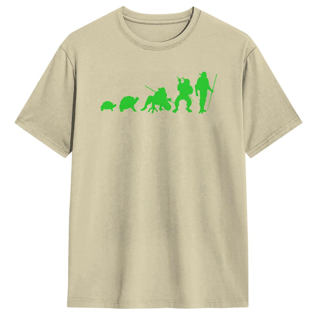 Oversized T Shirt TMNT Evolution 100 Cotton T Shirts Hip Hop Tshirt for Unisex Summer Aesthetic Custom DIY Short Sleeve Clothing