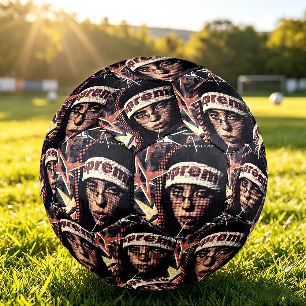 Billie Eilish Size 5 Soccer Ball, Durable Standard Football For Training Match Outdoor Sports