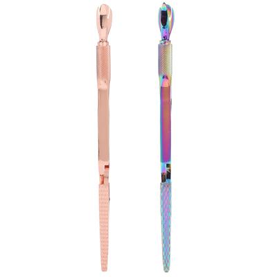 Nail Art Pincher Stainless Steel Cuticle Pusher False Nail Shaping Tweezers Nail Art Tools