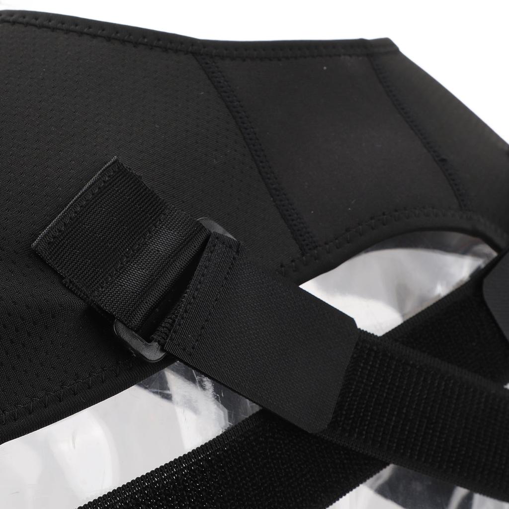 Double Shoulder Support Brace Adjustable Sweat Wicking Prevent Injuries Shoulder Stability Strap for Fitness Running L