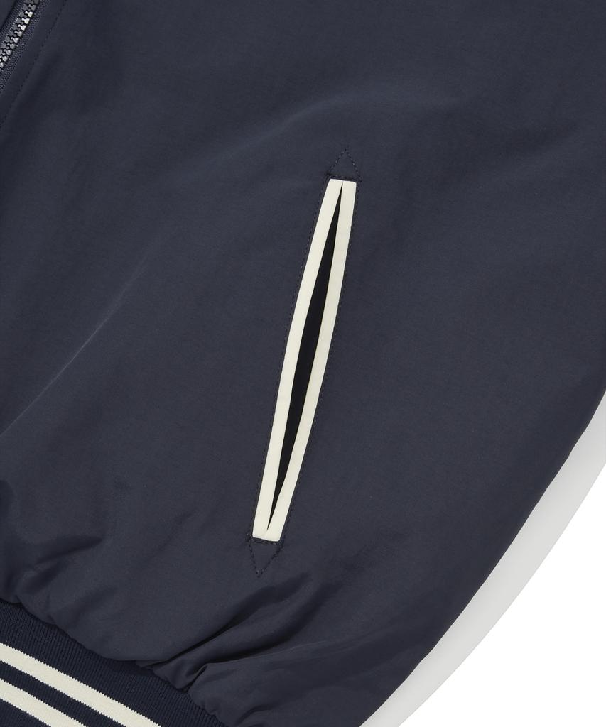 Saintpain Sp Reversible Varsity Quilted Jacket - Navy