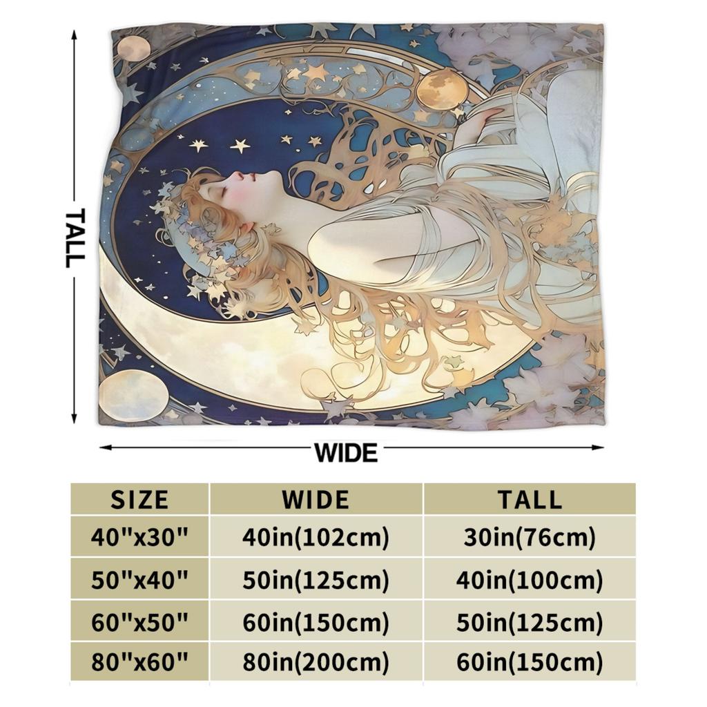 Language of Flowers Alphonse Mucha Blanket Soft Warm Funny Plush Bedding ThrowsChair Sofa Bed Flannel Bedspread Bed Cover