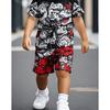 Children's 2-piece Suit Short-sleeved T-shirt + Shorts and Shorts Summer Suit