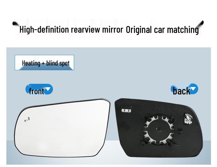 Ford Ranger 22-25 Rearview Mirror Lens: Heated, Reflective