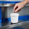 Ruimtebesparende In elkaar te Nestelen Ronde Plastic Emmer met Comfortabel Handvat, Stapelbare Makkelijk Schoon te Maken Vat Multifunctionele Container, Vloeistofopslag