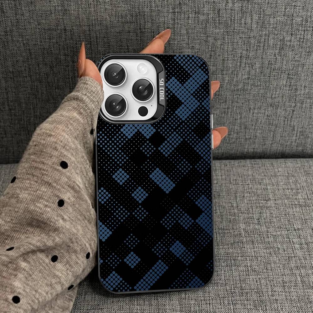 Fiber Texture Phone Cases For IPhone 17 16 15 14 13 12 11 Plus Pro Max Colorful Case