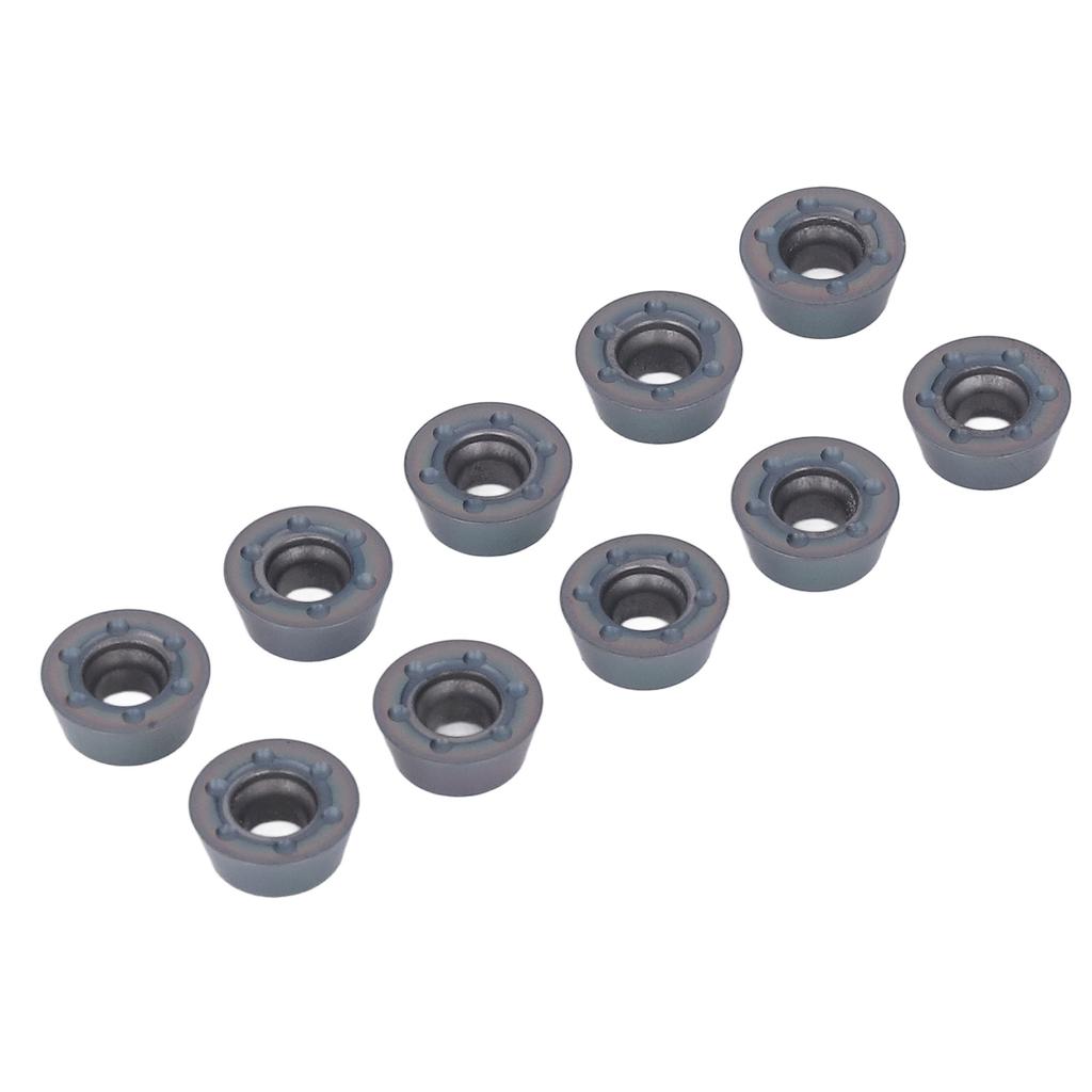 Buy 10 Pcs Lathe Carbide Blade Round Wood Turning Cutter High Precise ...