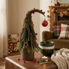 Dense Artificial Foliage Christmas Tree Bent Top Artificial Xmas Tree  Christmas Party