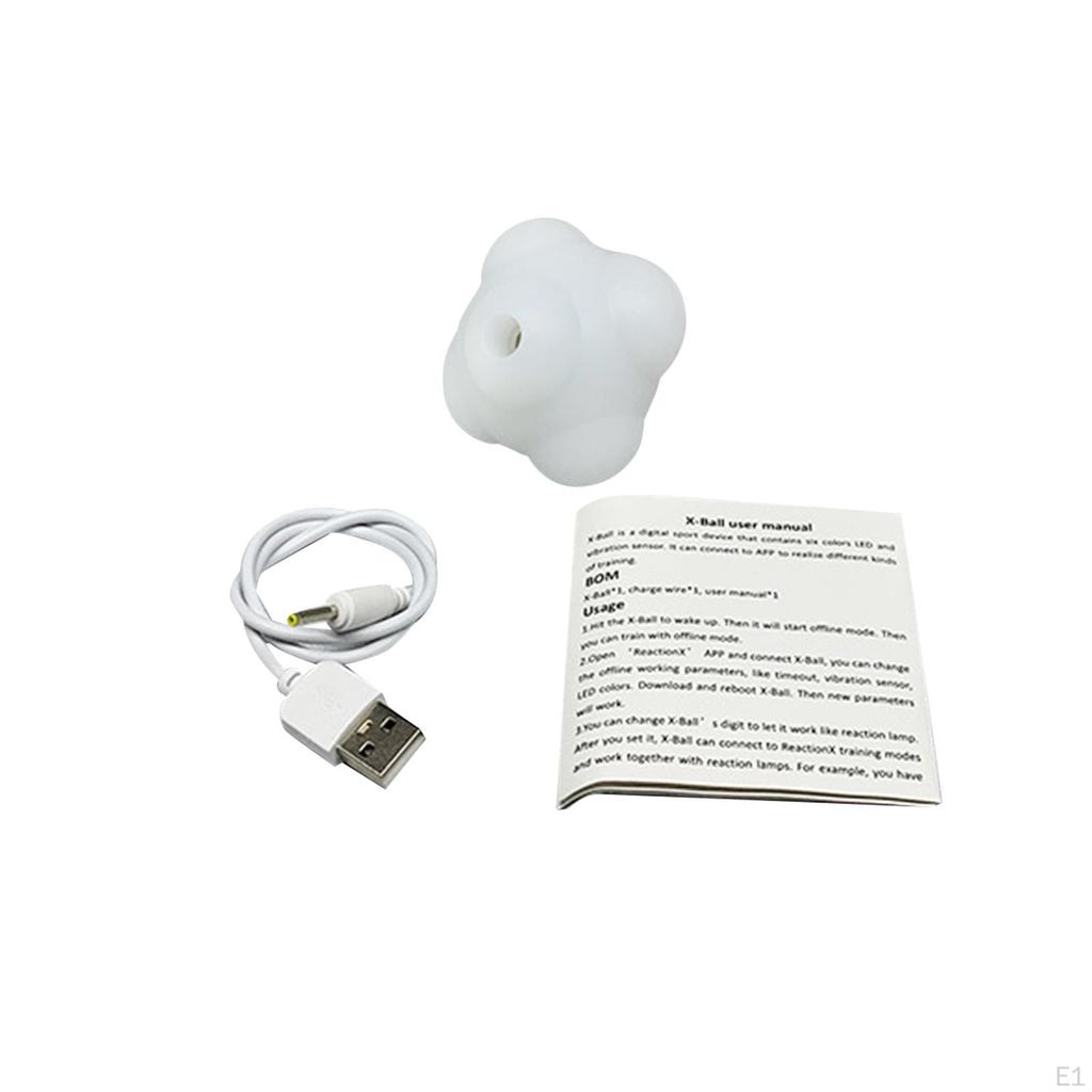 Intelligent Reaction Ball Hexagonal Hand Eye Coordination Training Lighted