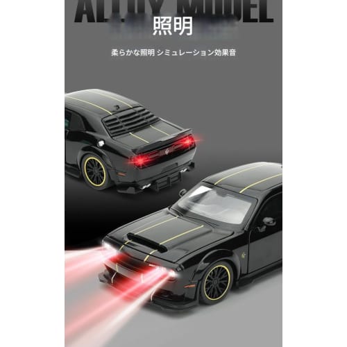 WOLKKAM 1/32 Scale Diecast Car Model for Design Hobbies, Collectors, Home Office Decor (Black)