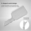 Professional Barber Fade Combs For Salon Hairdressing, Hair Cutting Comb Curved Positioning Clipper Comb Tools For Men Salon Barber Or At Home
