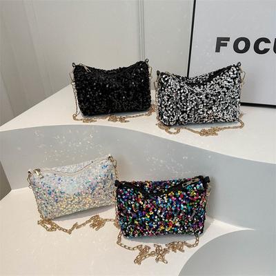 Εξατομικευμένη Μικρή Τσάντα με Πούλιες για Γυναικεία Νέα Εξειδικευμένη Υφή Τσάντα Ώμου Χιαστί Ταμπεραμέντο Απλή Αλυσίδα Μικρή Τετράγωνη Τσάντα