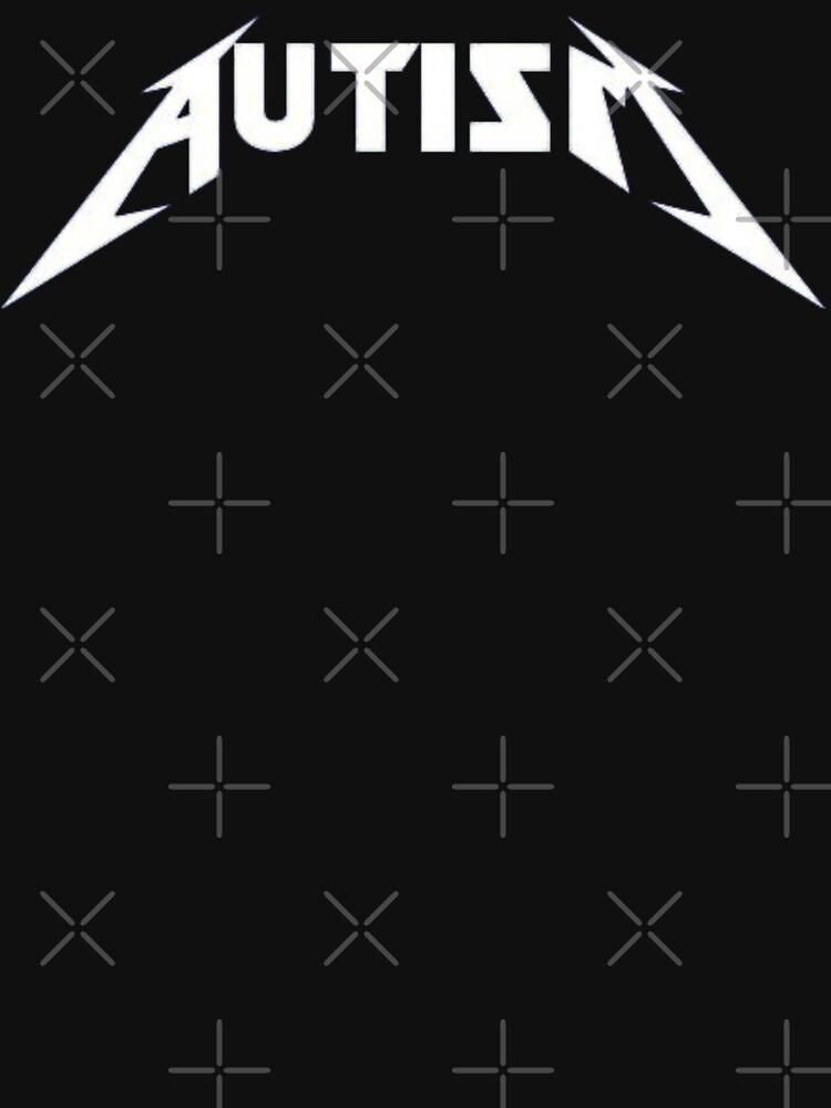 Autism metal font Classic T-Shirt