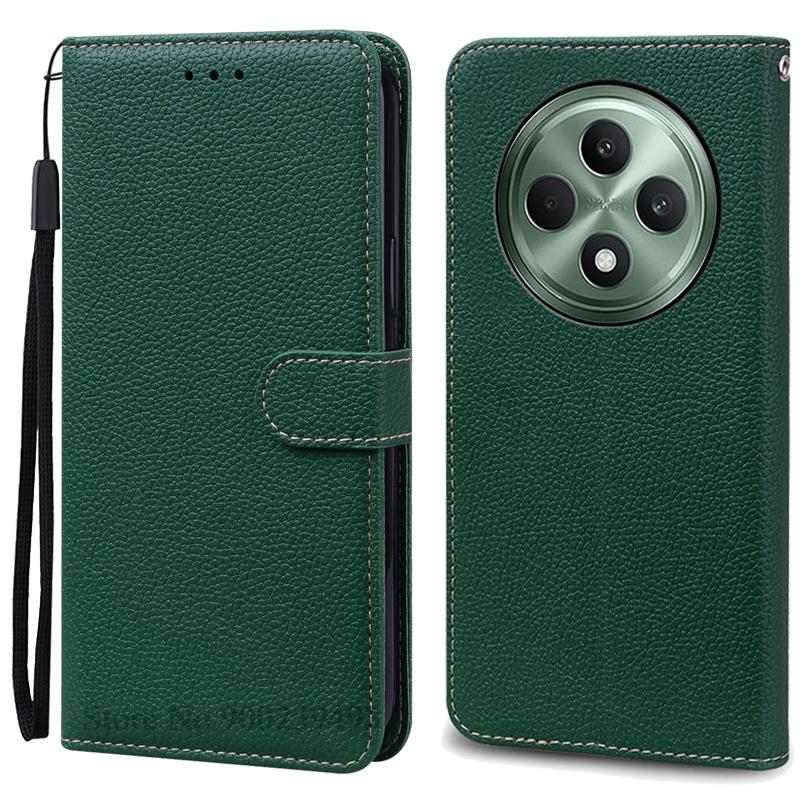 For Oppo Reno 12 FS 5G Etui Lommebok Lær Flip Cover For Oppo Reno 12F Etui Reno 12FS 12 F Reno12F Reno12 Fs Telefonetui Fundas