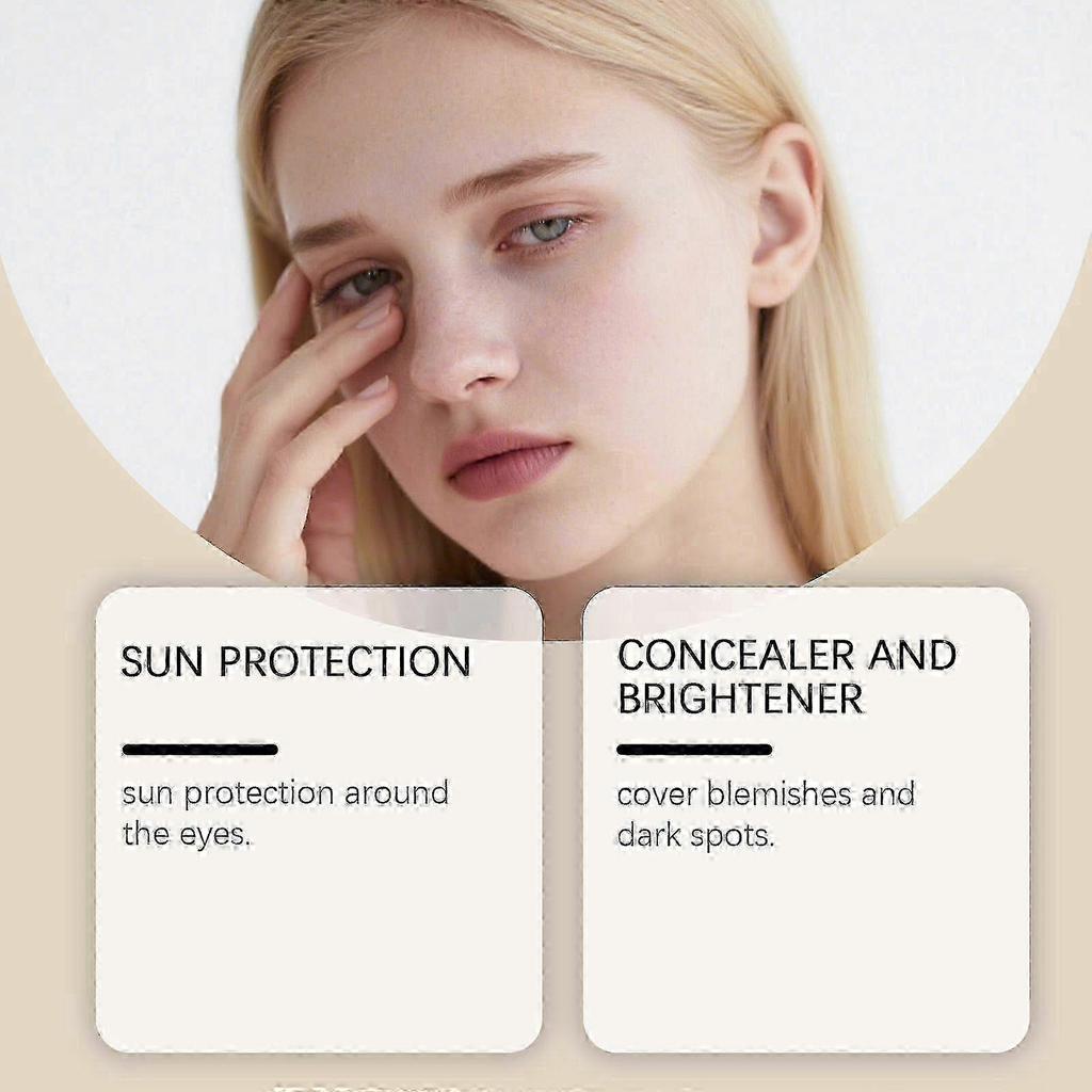 3-in-1 Mineral-Sonnencreme Augencreme, LSF 35 - Anti-Aging, Behandlung von Augenringen, Reduzierung von Schwellungen & Falten