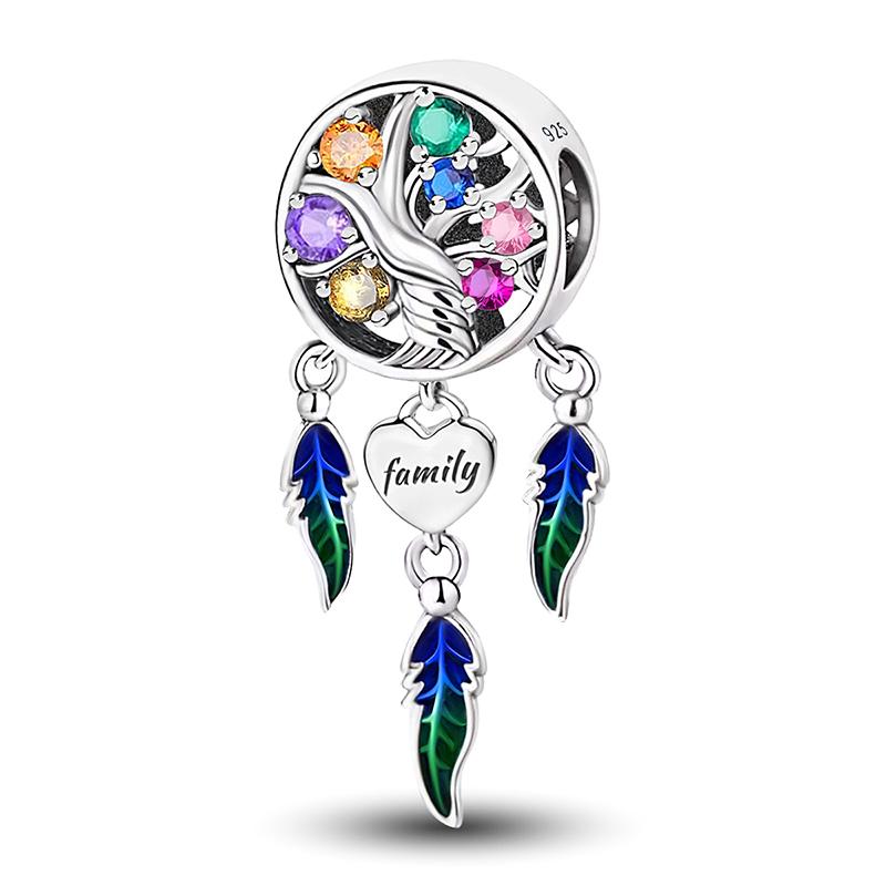 Copper Rose Unlimited Butterfly Charms Beads Fit Original Pan Bracelet Bangle Diy Jewelry For Women Gifts