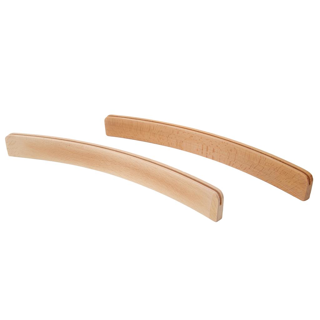 2pcs Professional Wood Playing Card Poker Cards Holder Tray Rack for Children Elderly