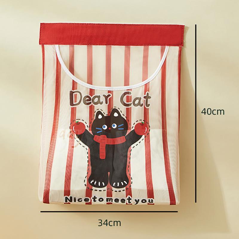 Волшебная лента Органайзер для носков Настенный без сверления Сетчатый карман для хранения Домашний подвесной мешок для грязного белья Экономия места